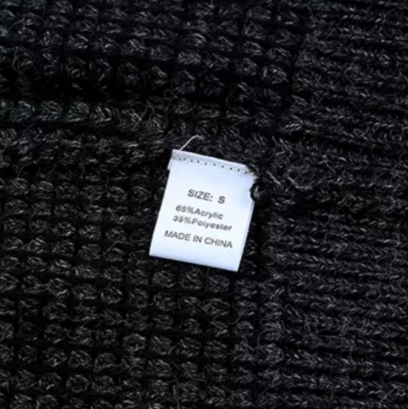 1 XL left 😊New Black Plaid Knitted Long Open Front Cardigan💔clearance price - Picture 8 of 16